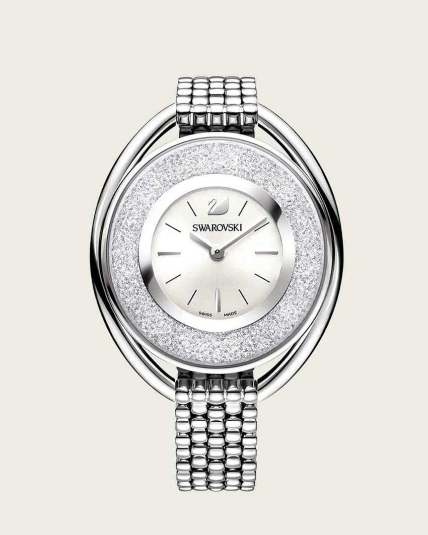 Swarovski Crystalline Oval Watch 5181008 37x43mm 5ATM
