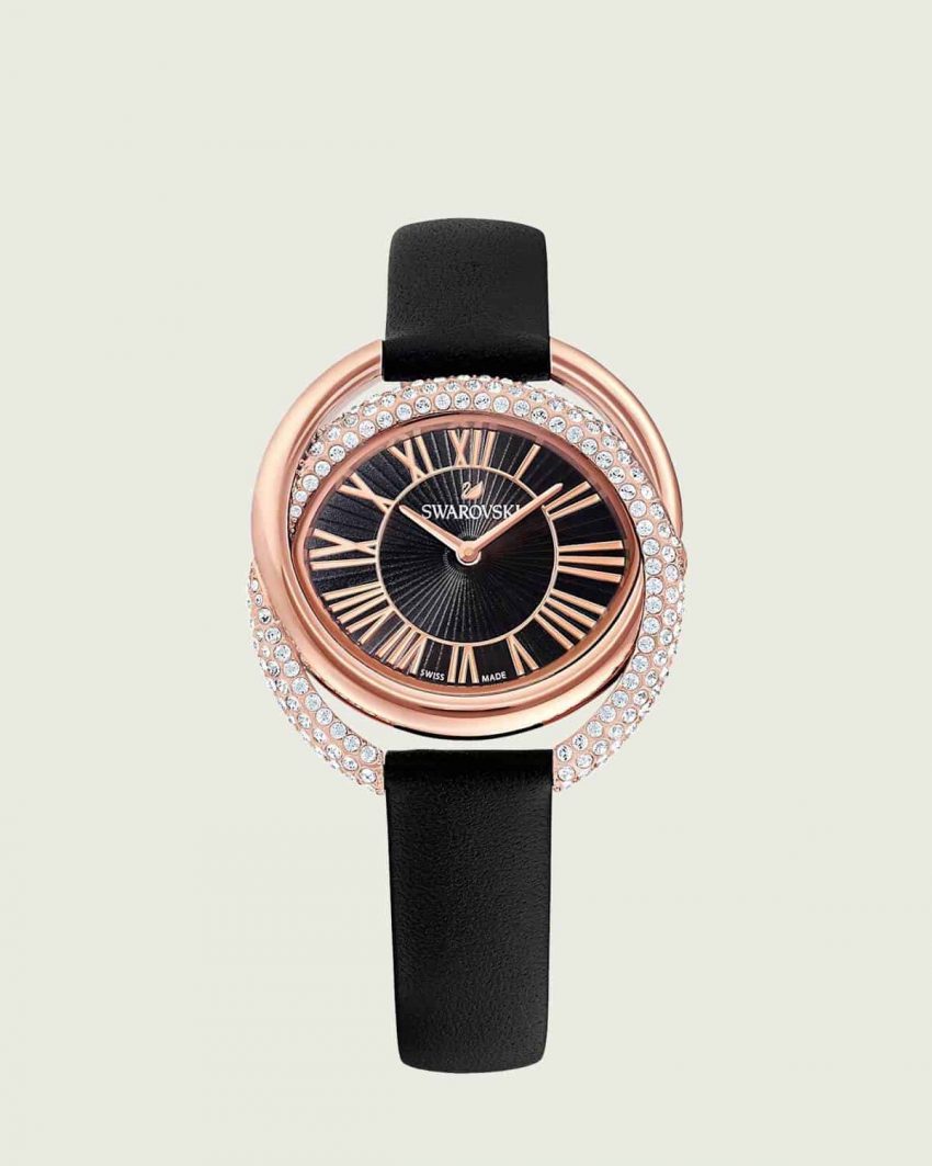 Swarovski Duo Gold Watch 5484373 28x33mm 5ATM