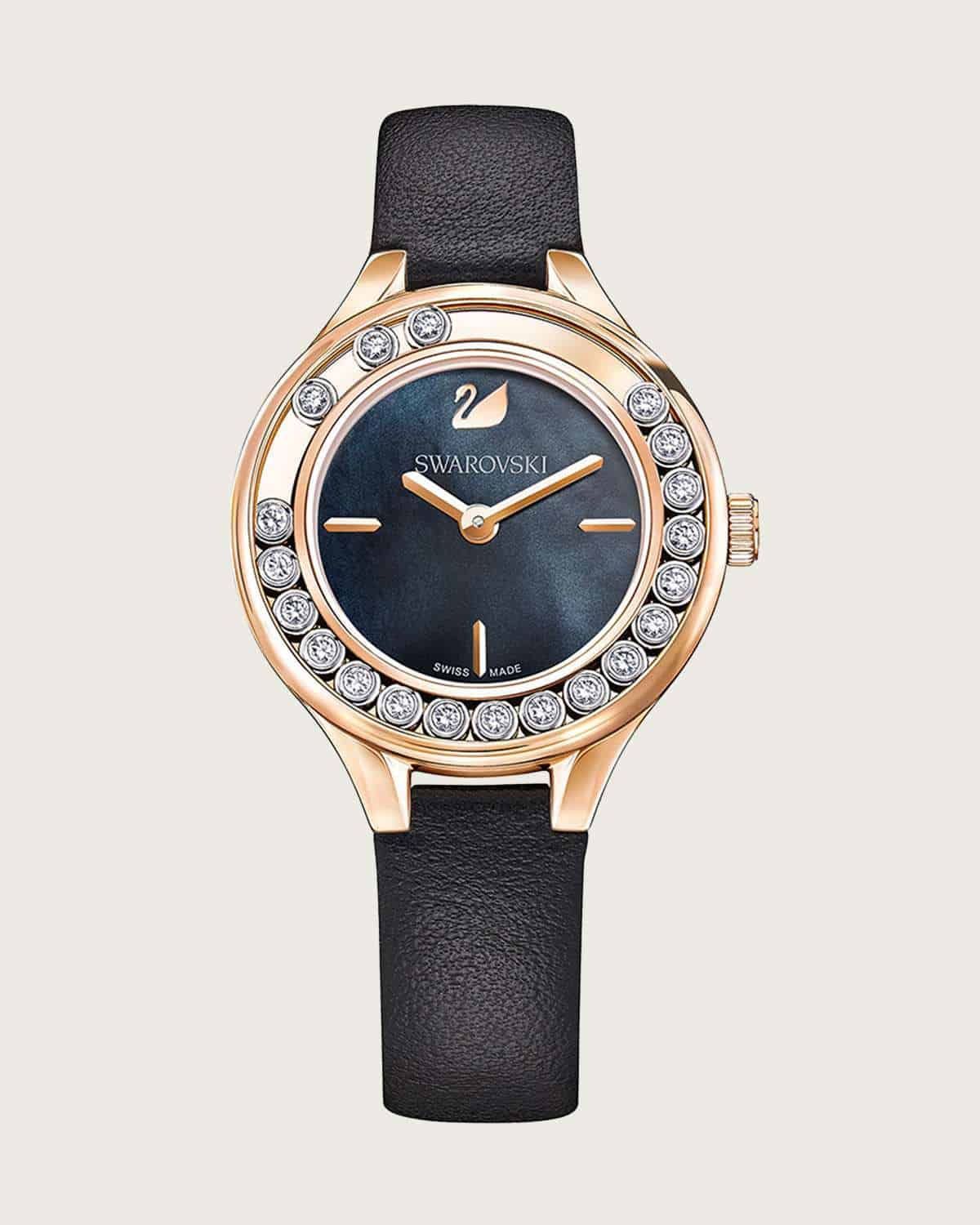 Chiếc đồng hồ Swarovski Lovely Crystals Mini 5301877 có thiết kế rất ngọt ngào.