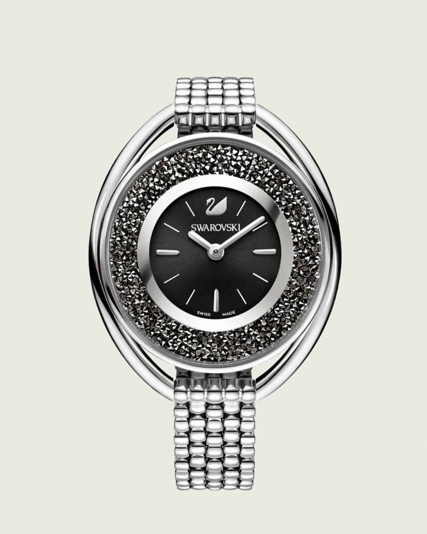 Swarovski Crystalline Oval Watch 5181664 37x43mm 5ATM