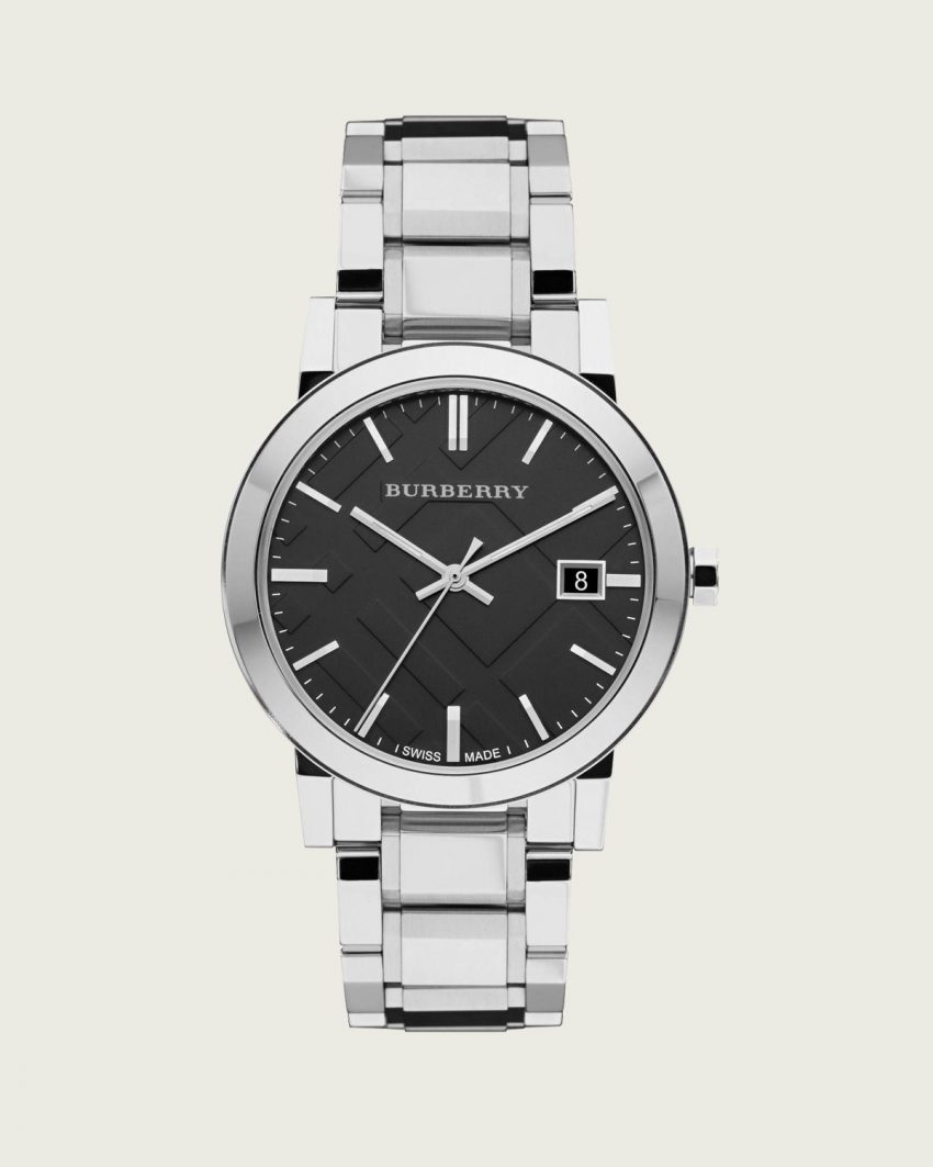 Đồng hồ Burberry có tốt không qua bản Burberry Men's Watch The City 38mm Steel Black BU9001