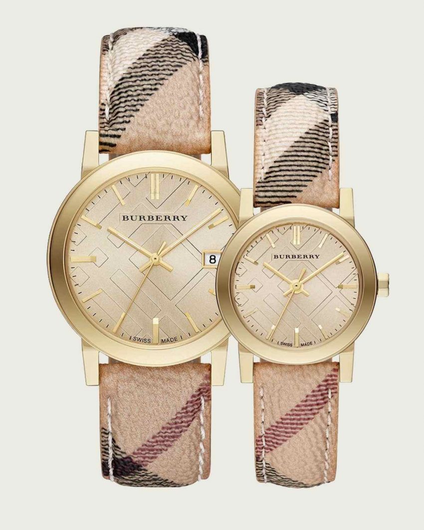 Đồng hồ đôi dây da Burberry BU9026-BU9219 ở Store Việt Nam