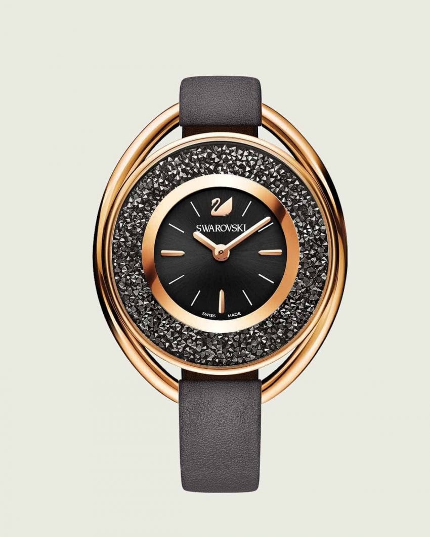 Swarovski Crystalline Oval Watch 5230943 37x43mm 5ATM