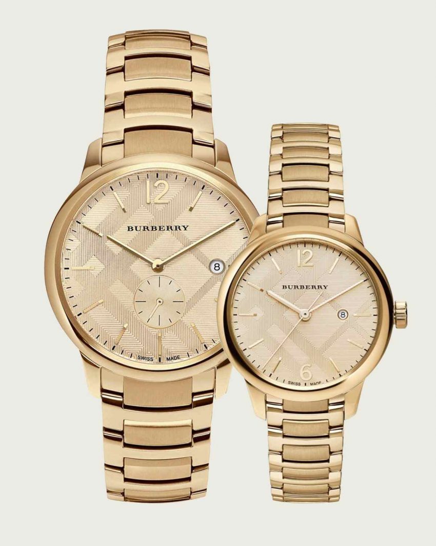 Giá đồng hồ đôi Burberry BU10006-BU10109 chính hãng bao nhiêu?