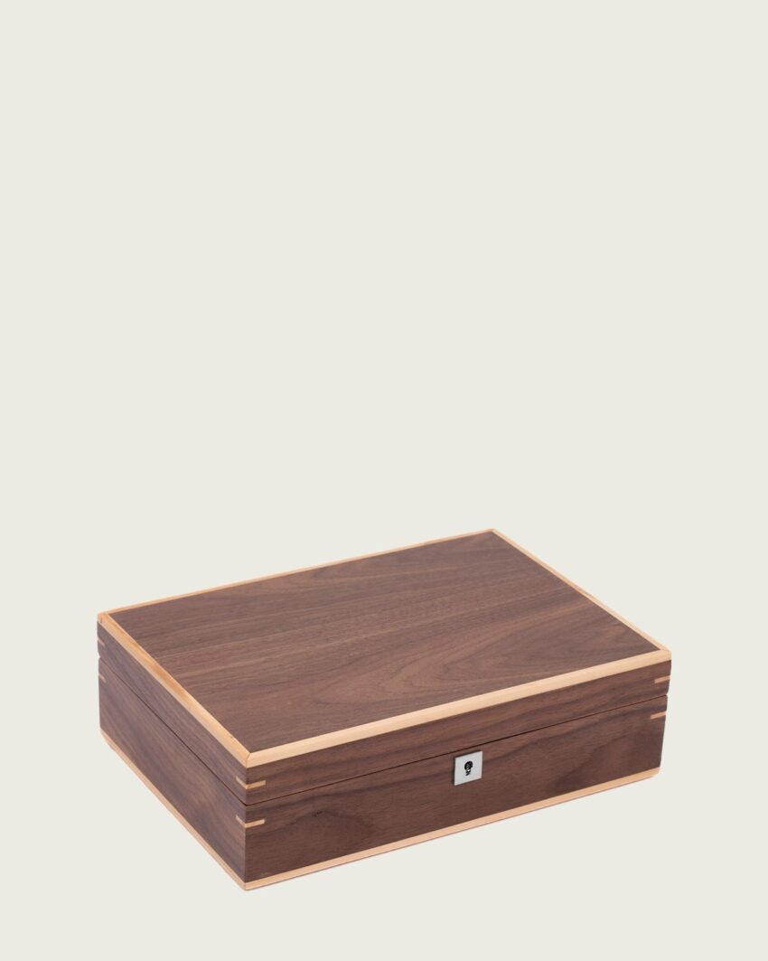 Hộp bảo quản đồng hồ 10 ngăn bằng gỗ cao cấp Robox RB10601