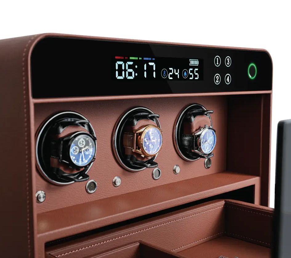 Khóa vân tay sinh trắc học trên hộp Robox RB23001.