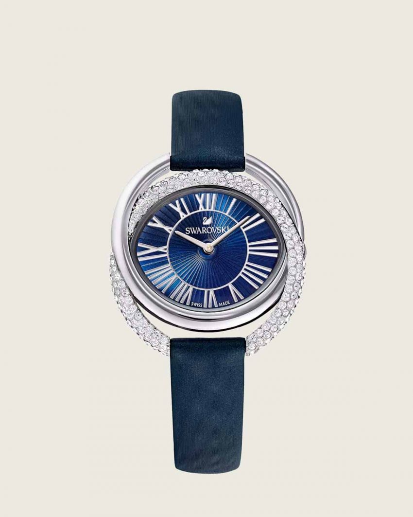 Swarovski Duo Blue Watch 5484376 28x33mm 5ATM